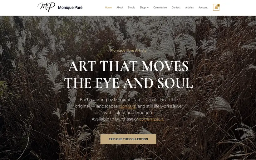 Monique Paré website